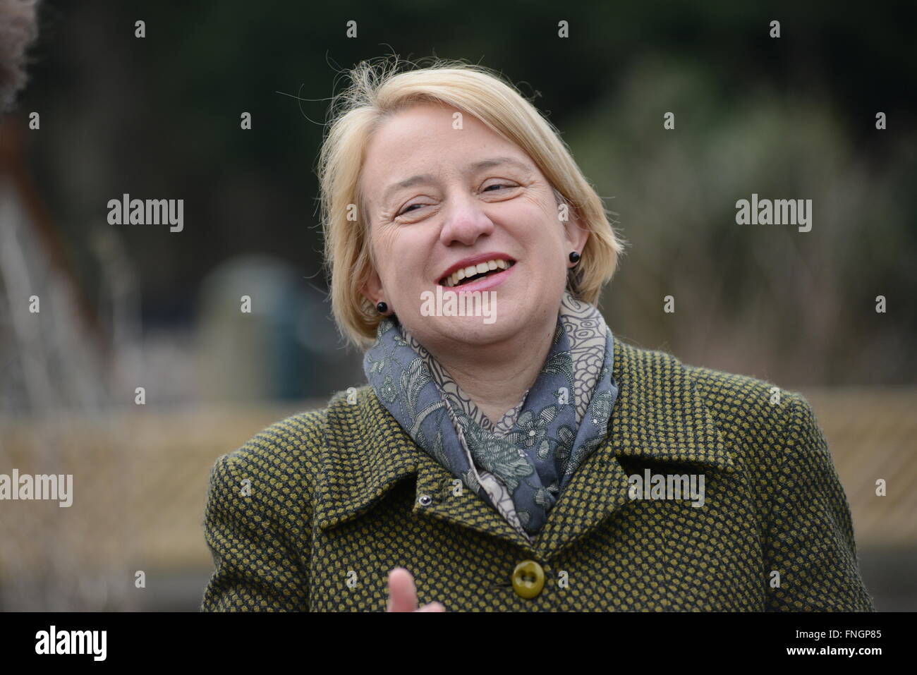 Il verde di leader di partito Natalie Bennett. Immagine: Scott Bairstow/Alamy Foto Stock