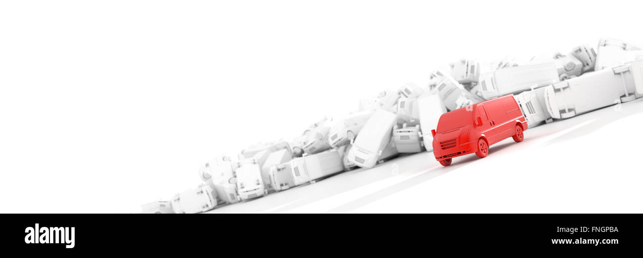 Spese di spedizione e trasporto dei concetti Foto Stock