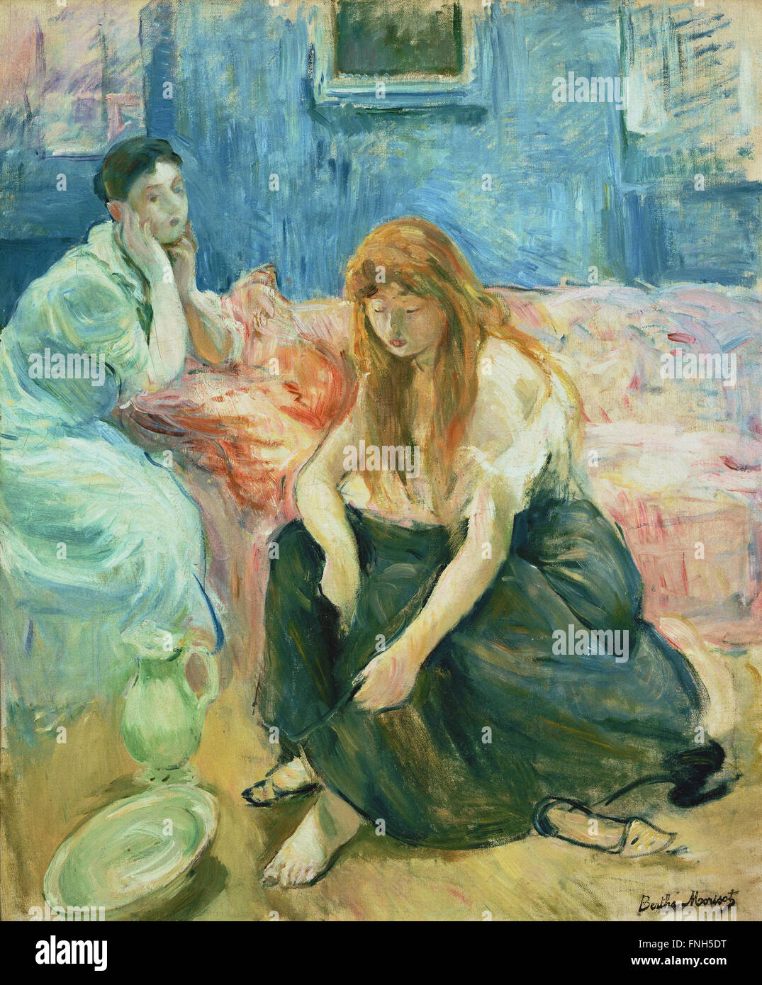 Berthe Morisot - Due ragazze Foto Stock
