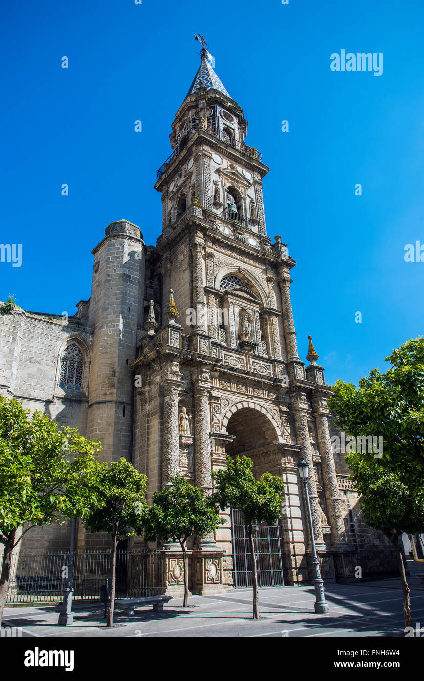 Chiesa di San Miguel, Jerez de la Frontera, Andalusia, Spagna Foto Stock