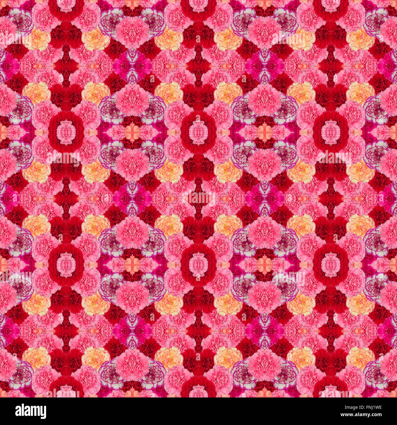 Carnation seamless sfondo pattern Foto Stock