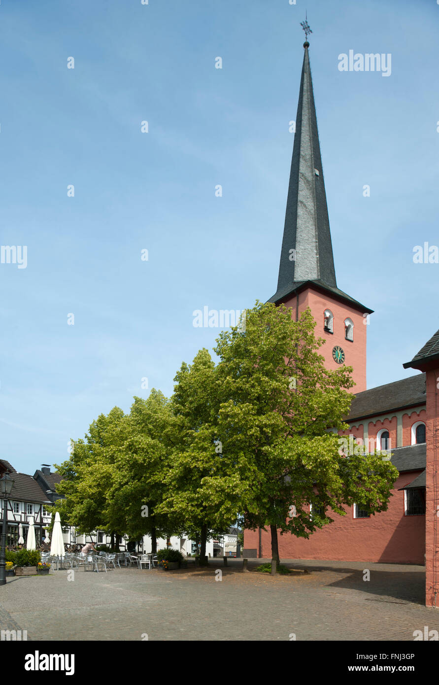 Deutschland, Renania settentrionale-Vestfalia, Rhein-Sieg-Kreis, molto, katholische Kirche Sankt Martinus Foto Stock
