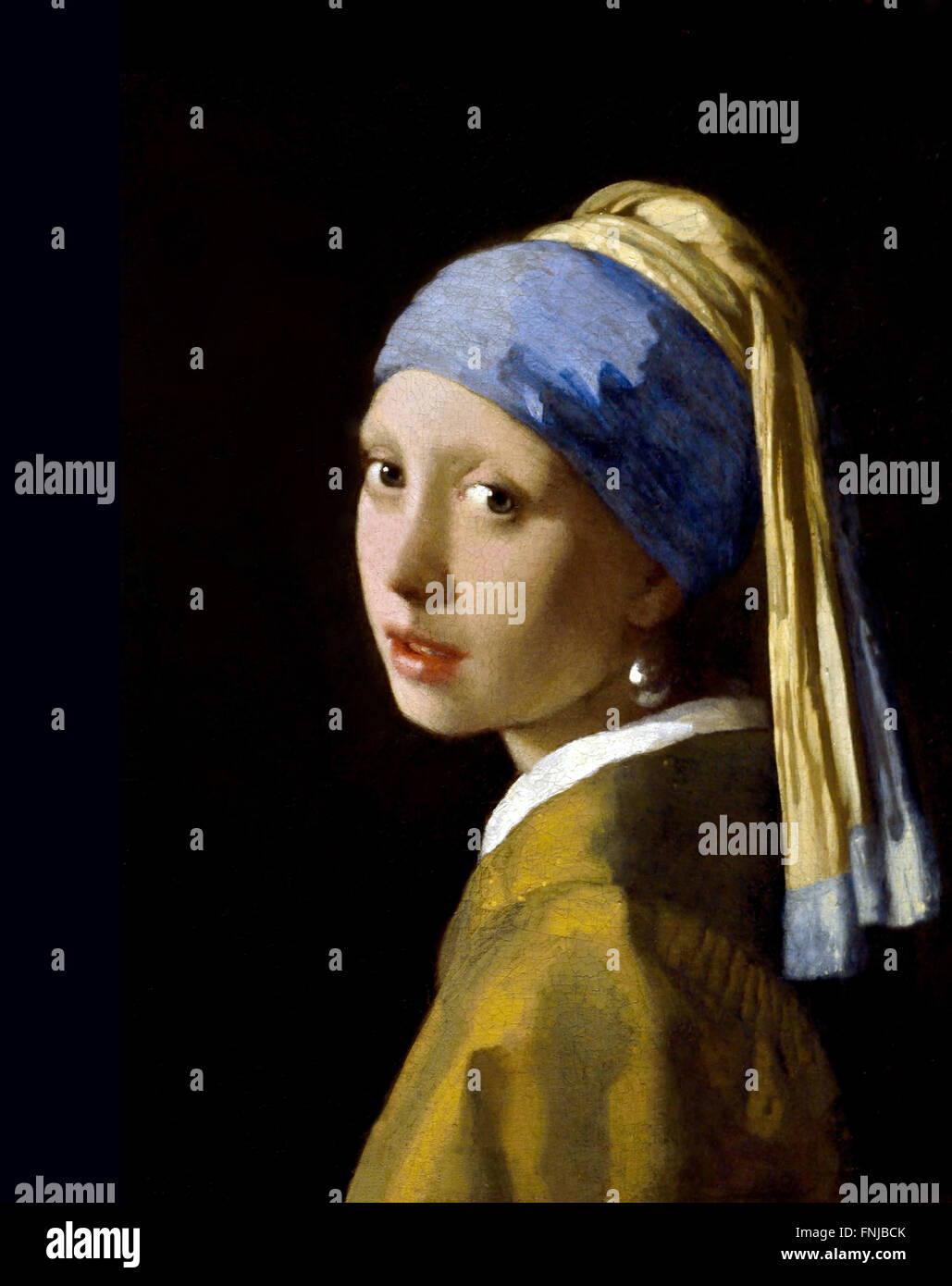 Copripiumino Set Con Stampa Ragazza Con Orecchino Di Perla Di Vermeer – 135x200 Cm + 2 Federe