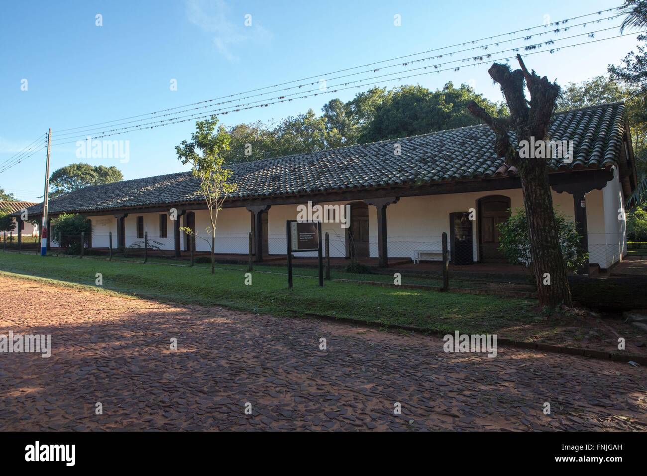 Il museo. Riduzioni in Sud America sono noti anche come riduzione dei gesuiti, in cui la popolazione indigena ha trovato rifugio dalle potenze coloniali. Foto Stock