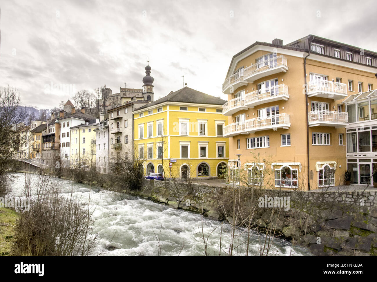 Brunico - Trentino Alto Adige - Italia - Rienza Foto Stock