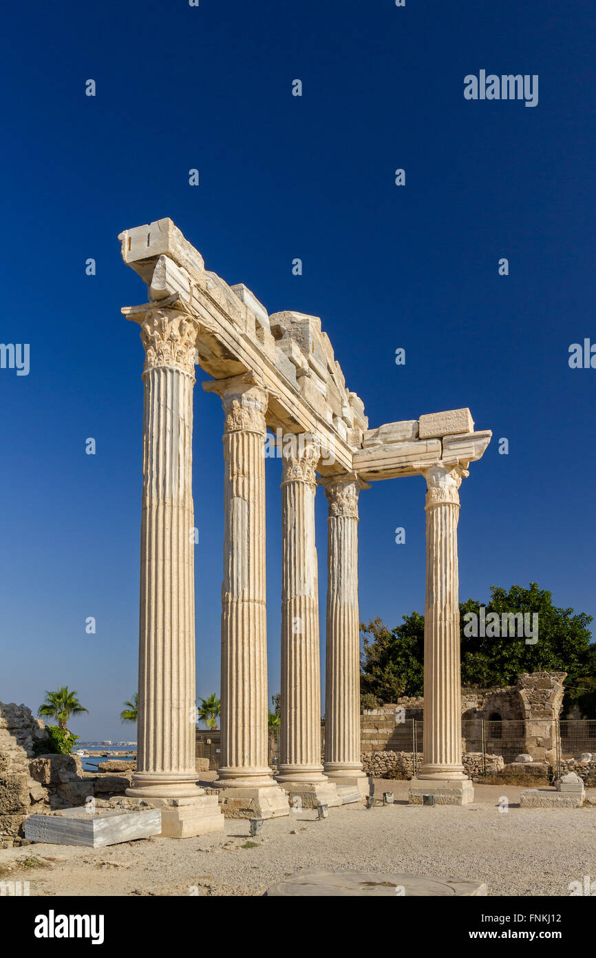 Tempio di Apollon, laterale, Turchia Foto Stock
