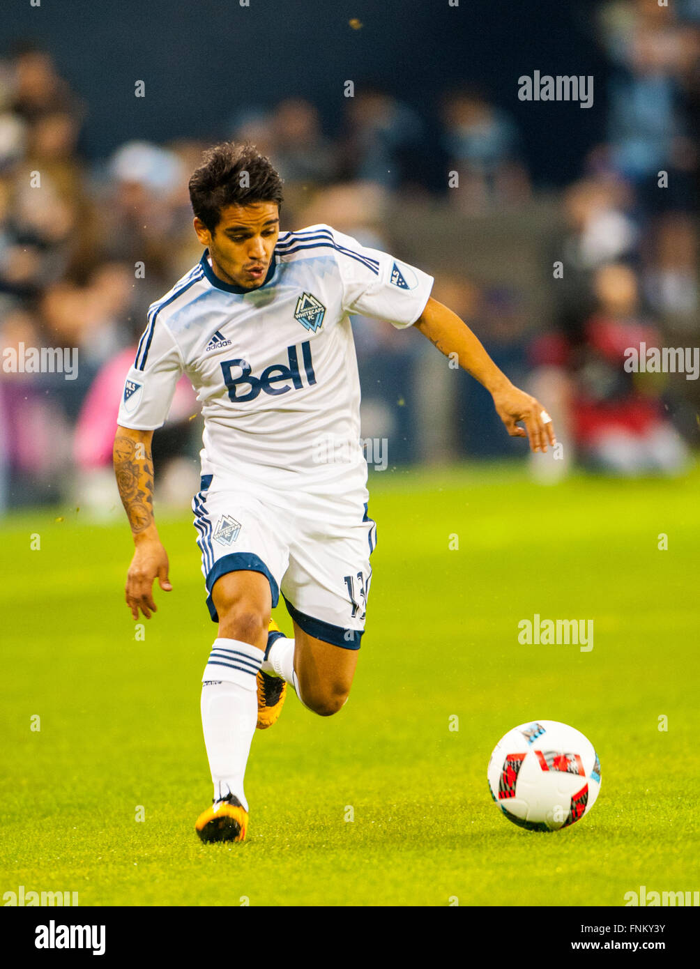 Cristian techera numero 13 centrocampo vancouver whitecaps fc Foto Stock