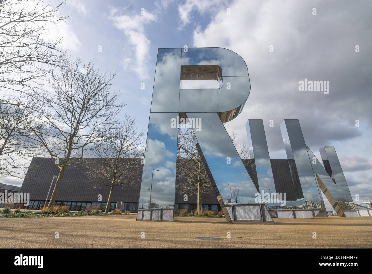 Handball arena, casella di rame Olympic Park London Foto Stock