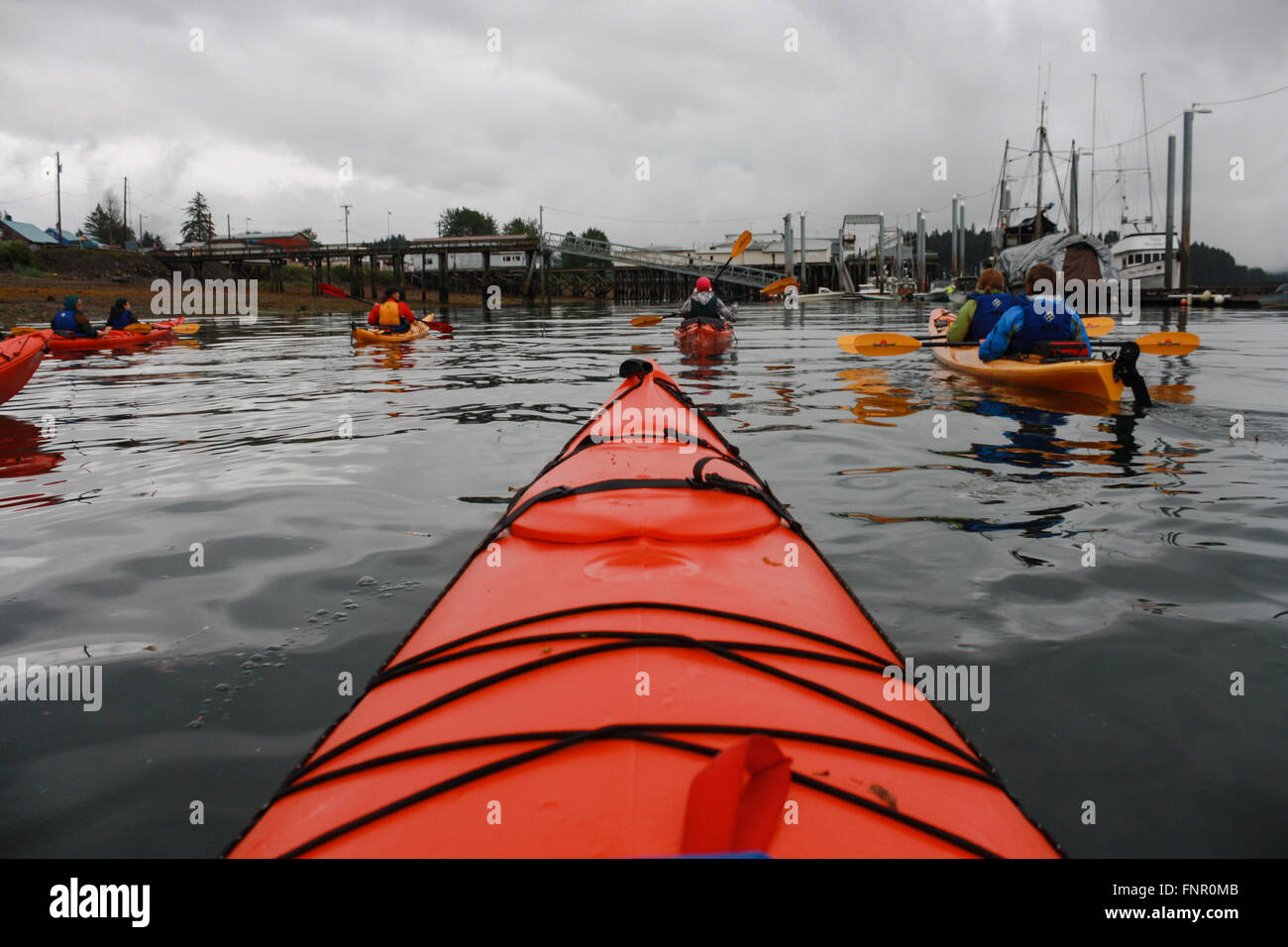 Kayak, Hoonah Alaska Foto Stock