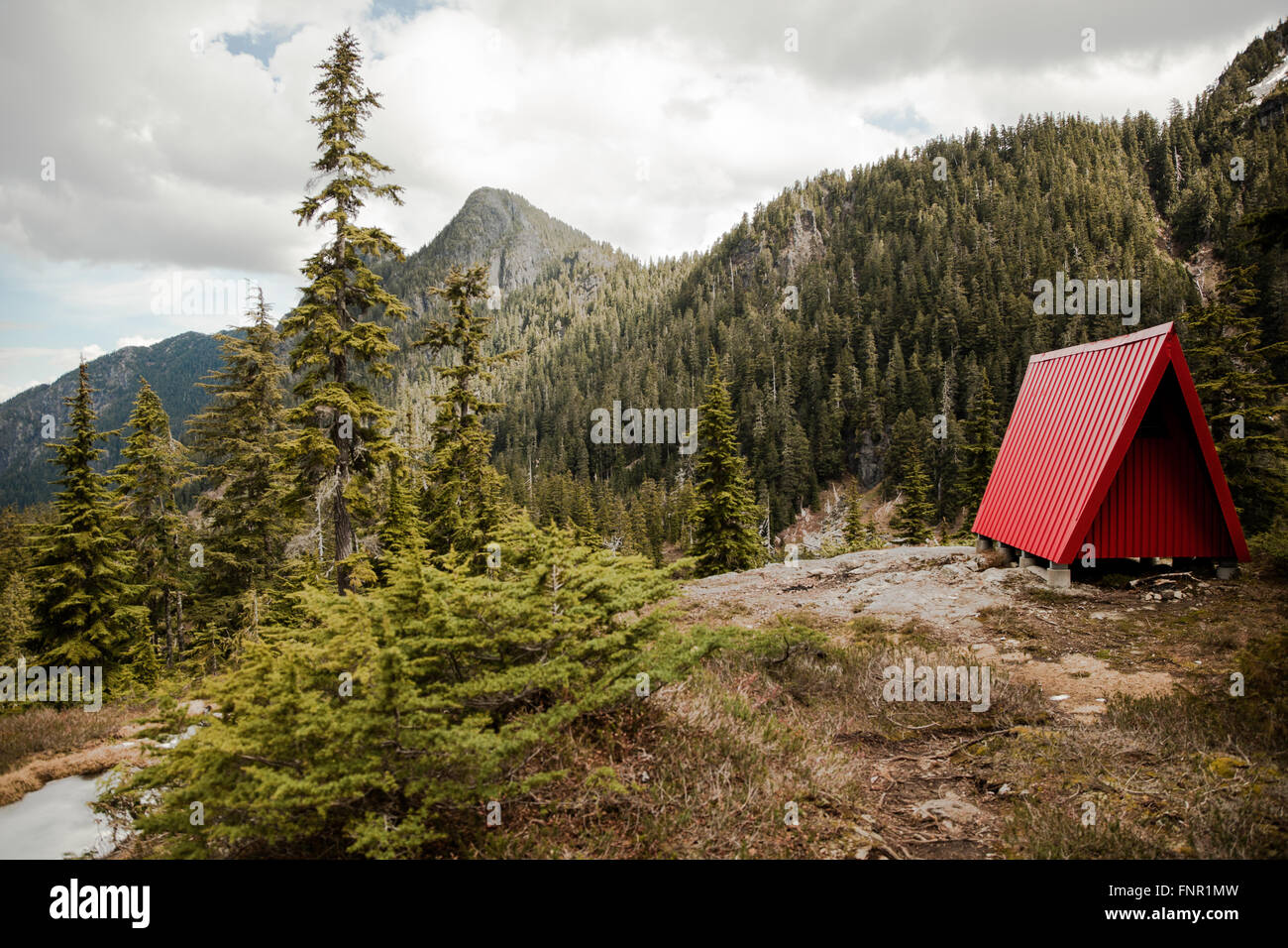 Howe Sound Crest Trail, British Columbia, Canada Foto Stock