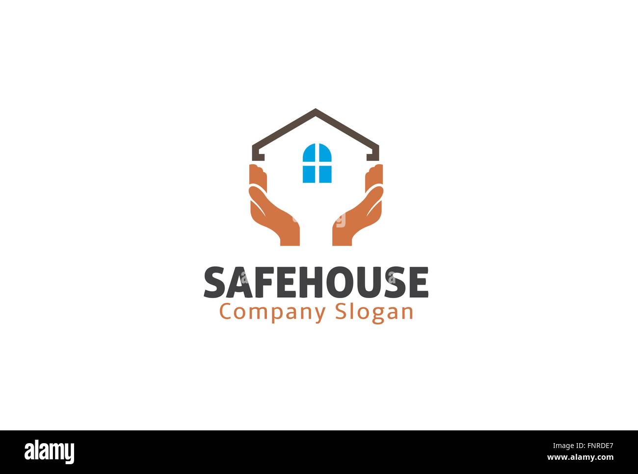 Safe House Design Illustrazione Illustrazione Vettoriale