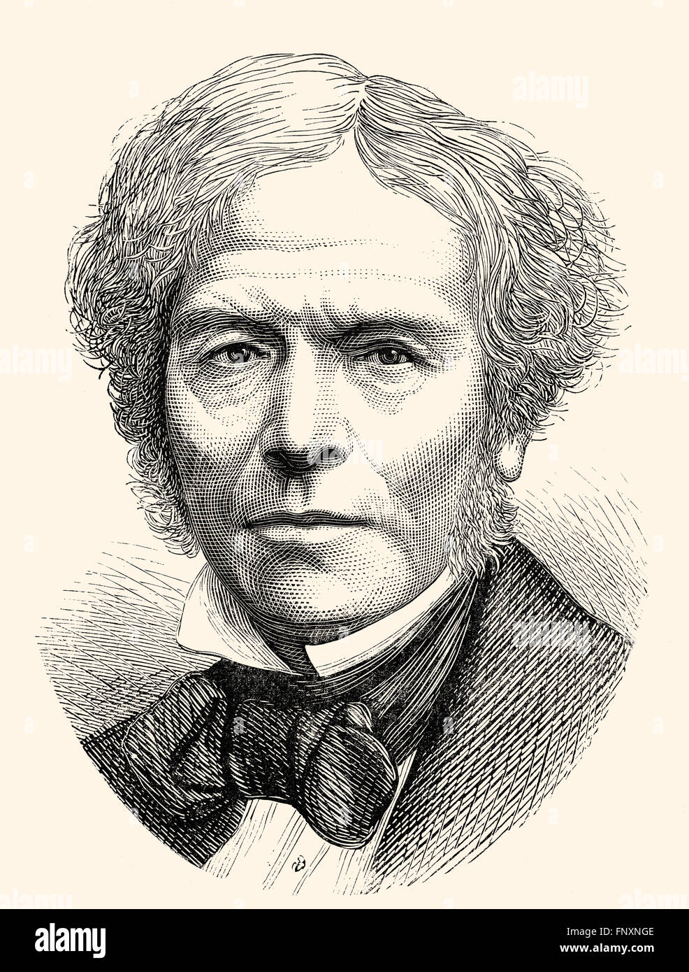 Michael Faraday, 1791 - 1867, uno scienziato inglese Foto Stock