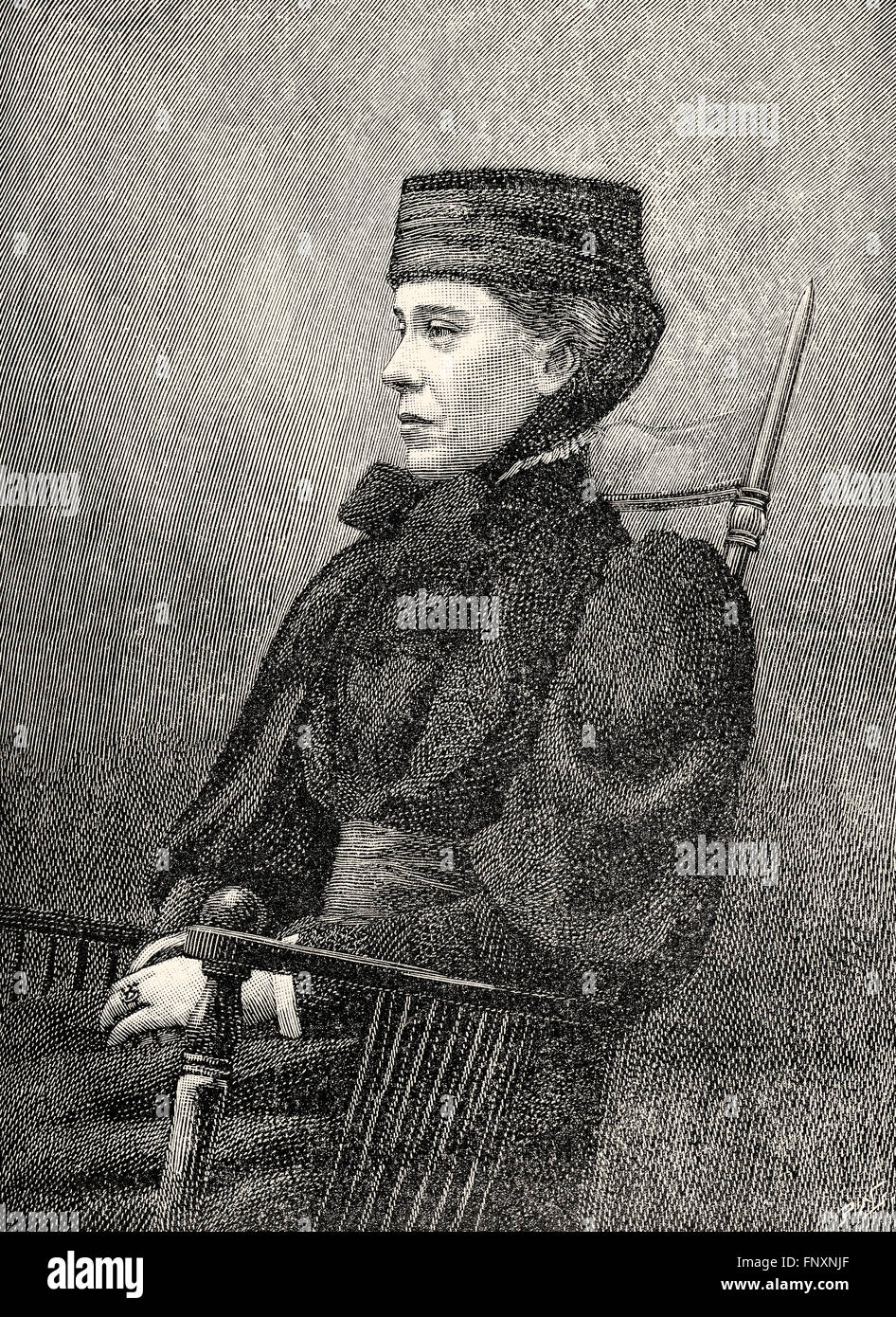 Mary Henrietta Kingsley, 1862-1900, un inglese etnografico e scrittore scientifico e di explorer Foto Stock