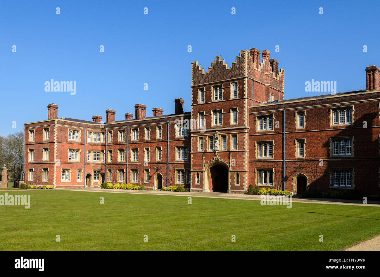 Jesus College, Università di Cambridge, Inghilterra, Regno Unito. Foto Stock