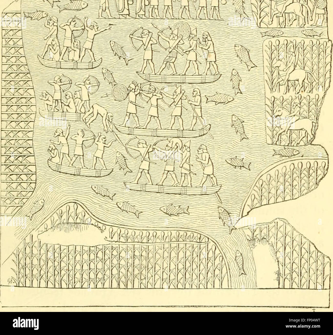 Cinque grandi monarchie dell'antico mondo orientale; o, la storia, la geografia e antiquites di Chaldaea, Assiria, Babilonia, di media e di Persia (1862) Foto Stock