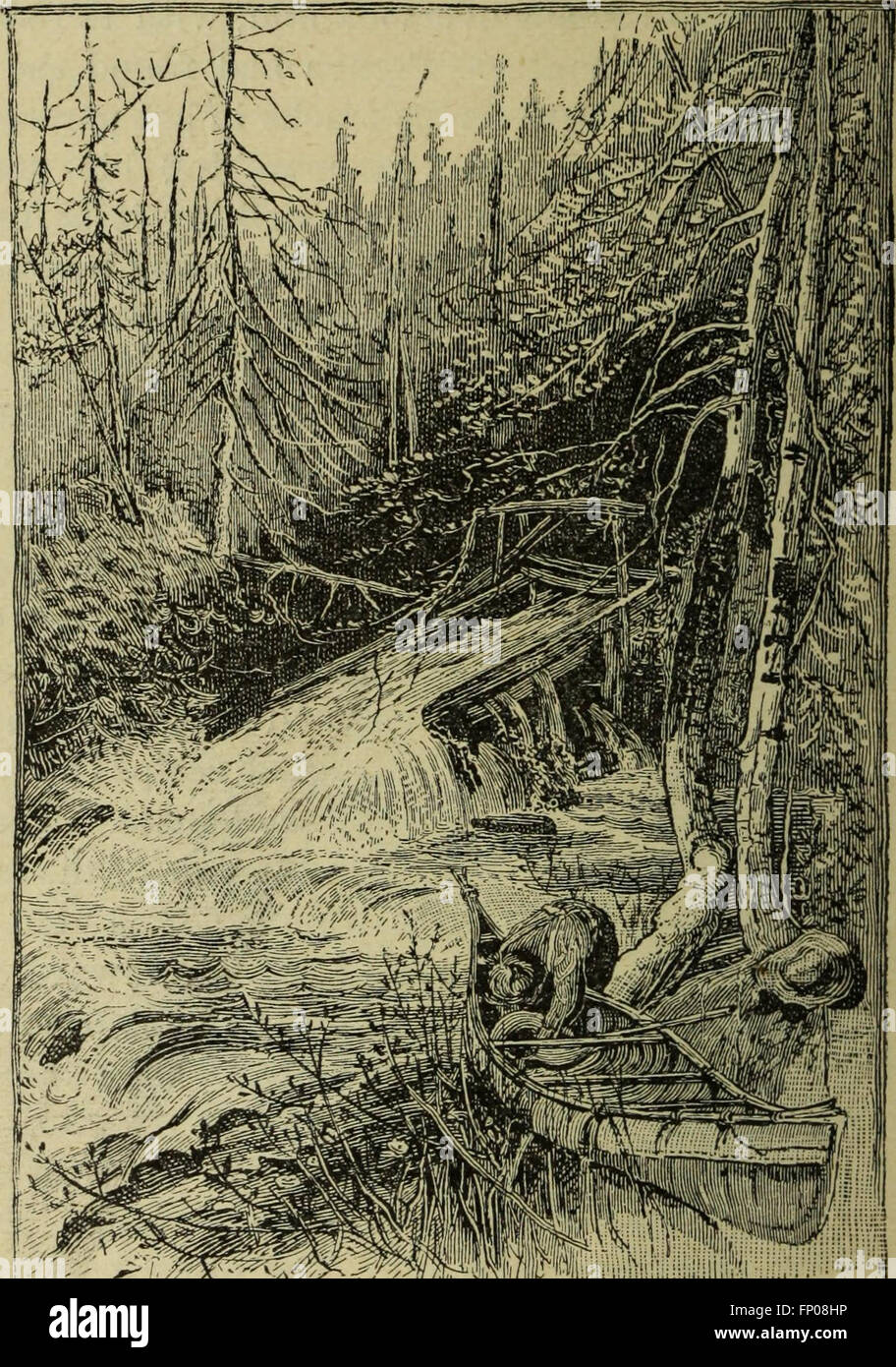 Questa guida del 1889 presenta le attrazioni lungo la Quebec Central Railway, tra cui schizzi di Quebec City, delle valli Chaudière e St. Francis e del basso fiume San Lorenzo. Foto Stock