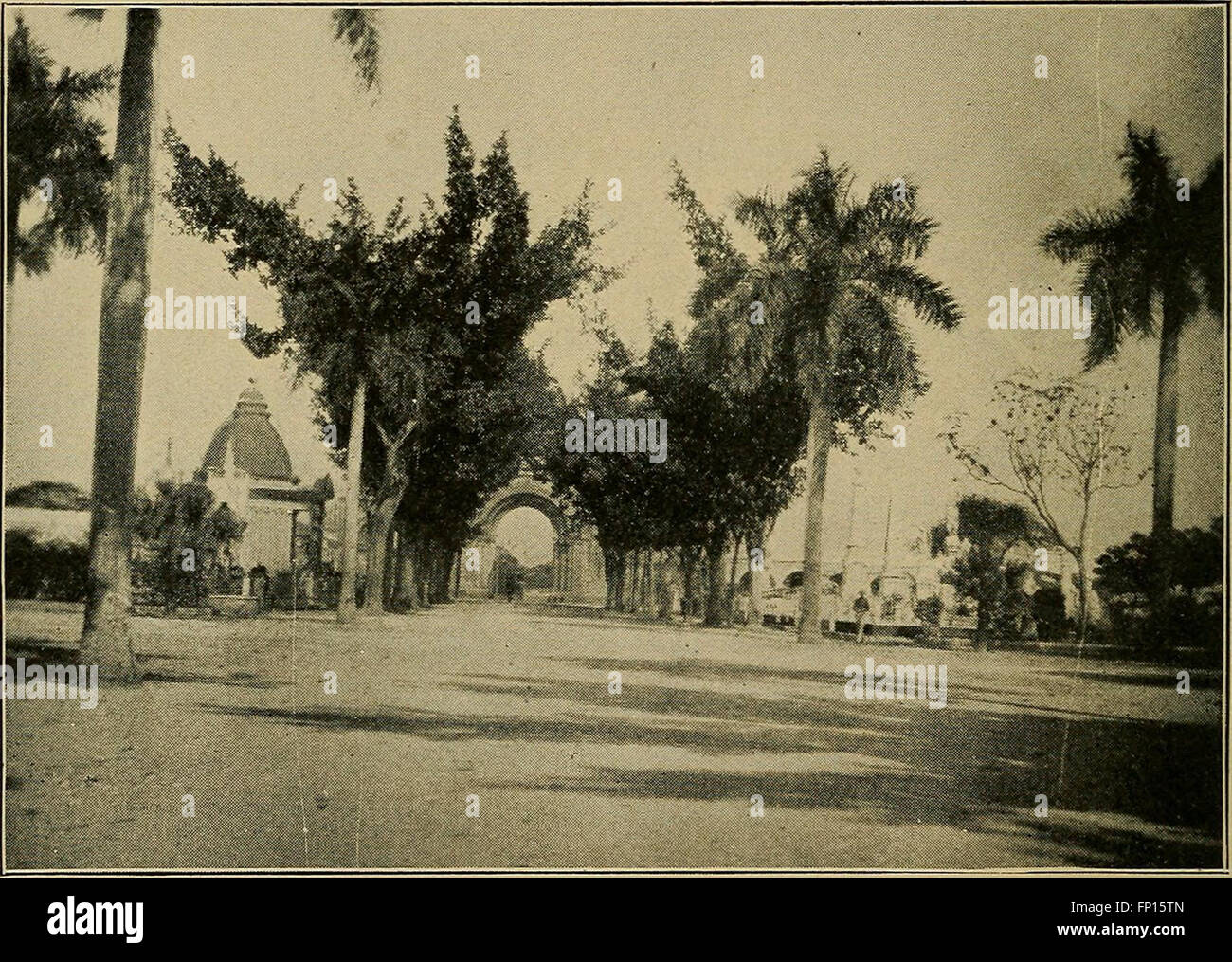 Con casse a cannone attraverso i tropici - una storia descrittiva di un viaggio verso le Indie Occidentali, Venezuela e Panama- contenenti le viste del diffusore sulla nostra possedimenti coloniali (1907) Foto Stock