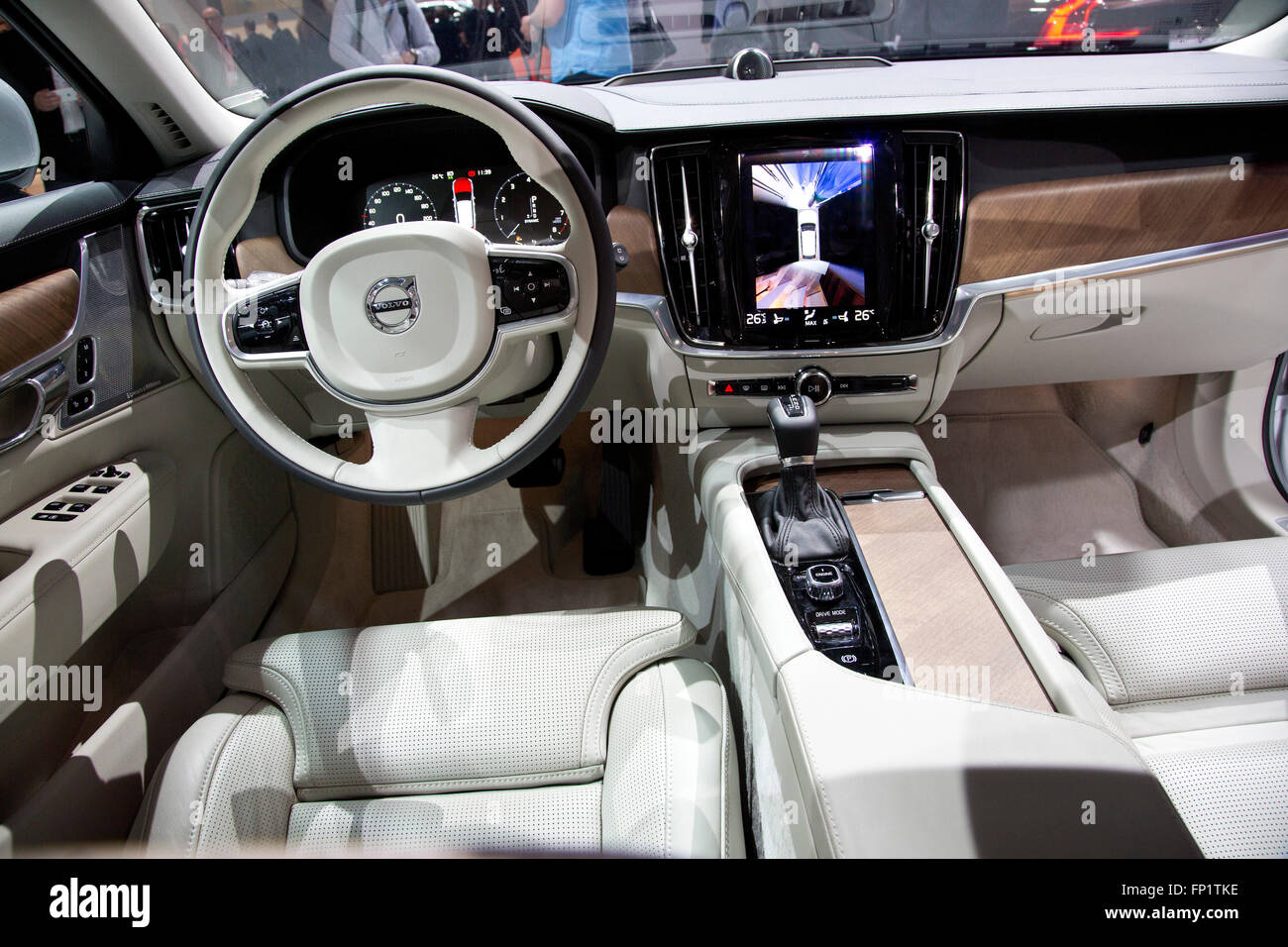 Volvo V90 al Salone di Ginevra 2016 Foto Stock