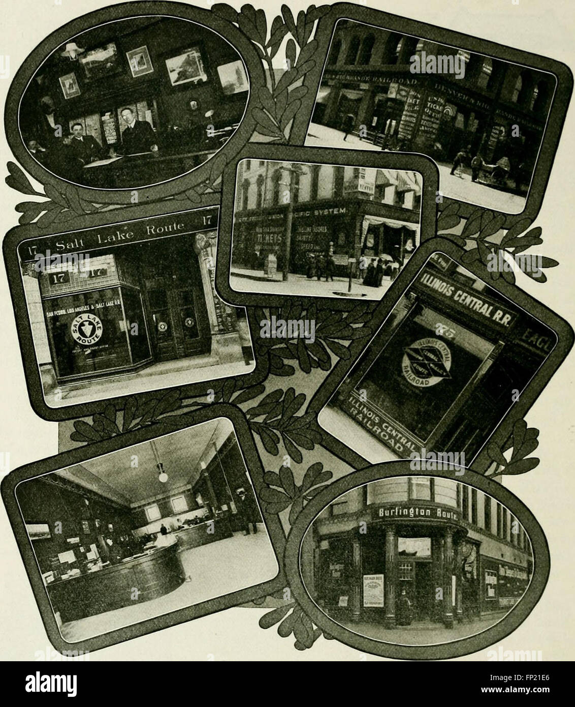 Questo libro del 1905 offre un tour visivo e descrittivo di Salt Lake City, utilizzando le auto di osservazione della compagnia americana di auto e pullman. Mette in evidenza i monumenti storici più importanti e fornisce informazioni sulla storia e le attrazioni della città. Foto Stock