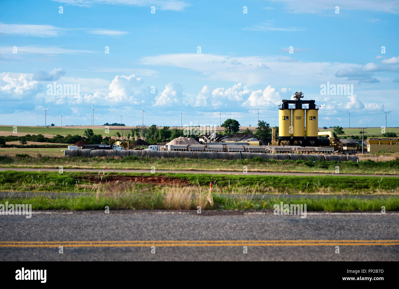 Texas farm land, STATI UNITI D'AMERICA Foto Stock