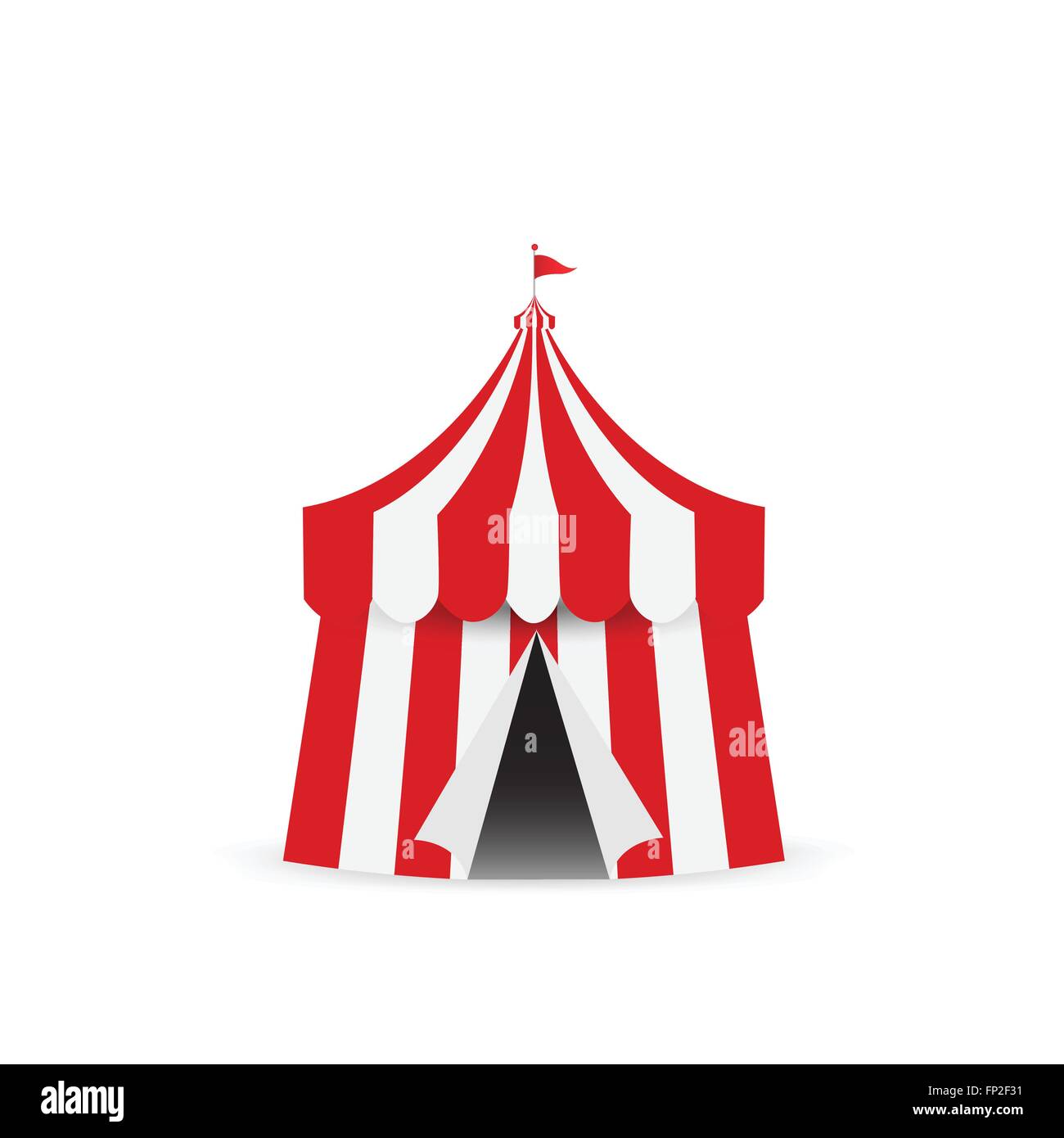 Illustrazione di una tenda del circo isolato su uno sfondo bianco. Illustrazione Vettoriale Illustrazione di una tenda del circo isolato su uno sfondo bianco. Illustrazione Vettoriale