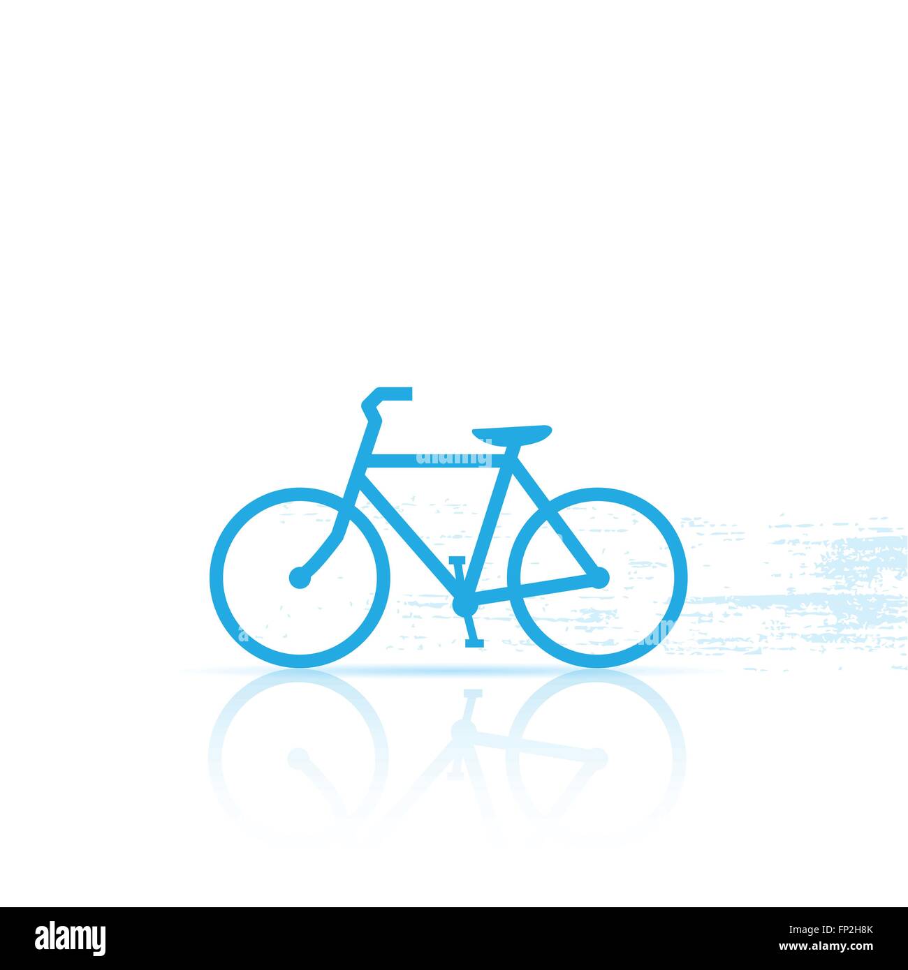 Illustrazione astratta di una persona che guida la bicicletta isolata su uno sfondo bianco. Illustrazione Vettoriale Illustrazione astratta di una persona che guida la bicicletta isolata su uno sfondo bianco. Illustrazione Vettoriale