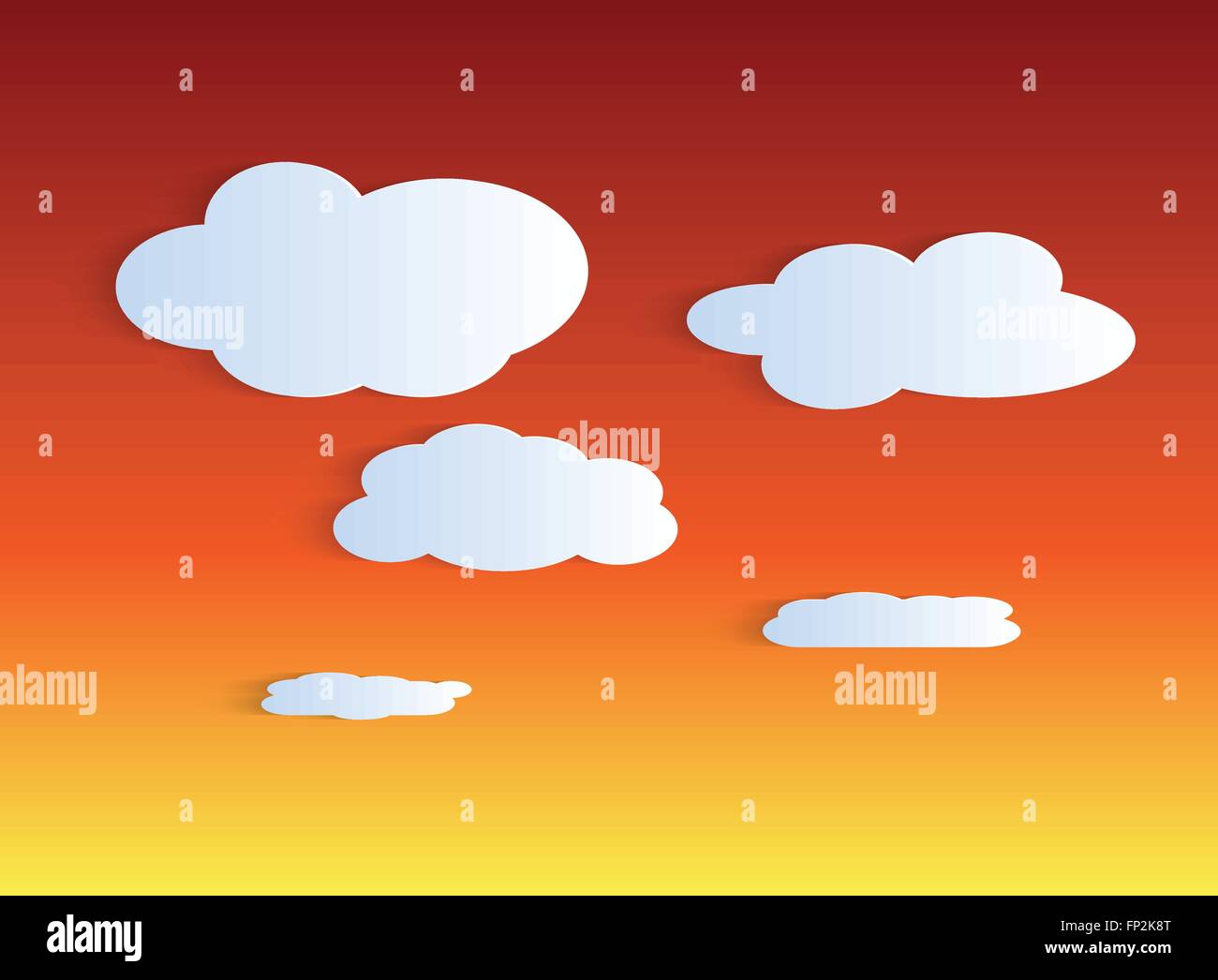 Illustrazione di una nuvola in un colorato twilight sfondo cielo. Illustrazione Vettoriale Illustrazione di una nuvola in un colorato twilight sfondo cielo. Illustrazione Vettoriale