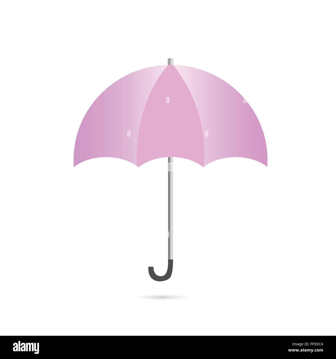 Illustrazione di un ombrello isolata su uno sfondo bianco. Illustrazione Vettoriale Illustrazione di un ombrello isolata su uno sfondo bianco. Illustrazione Vettoriale