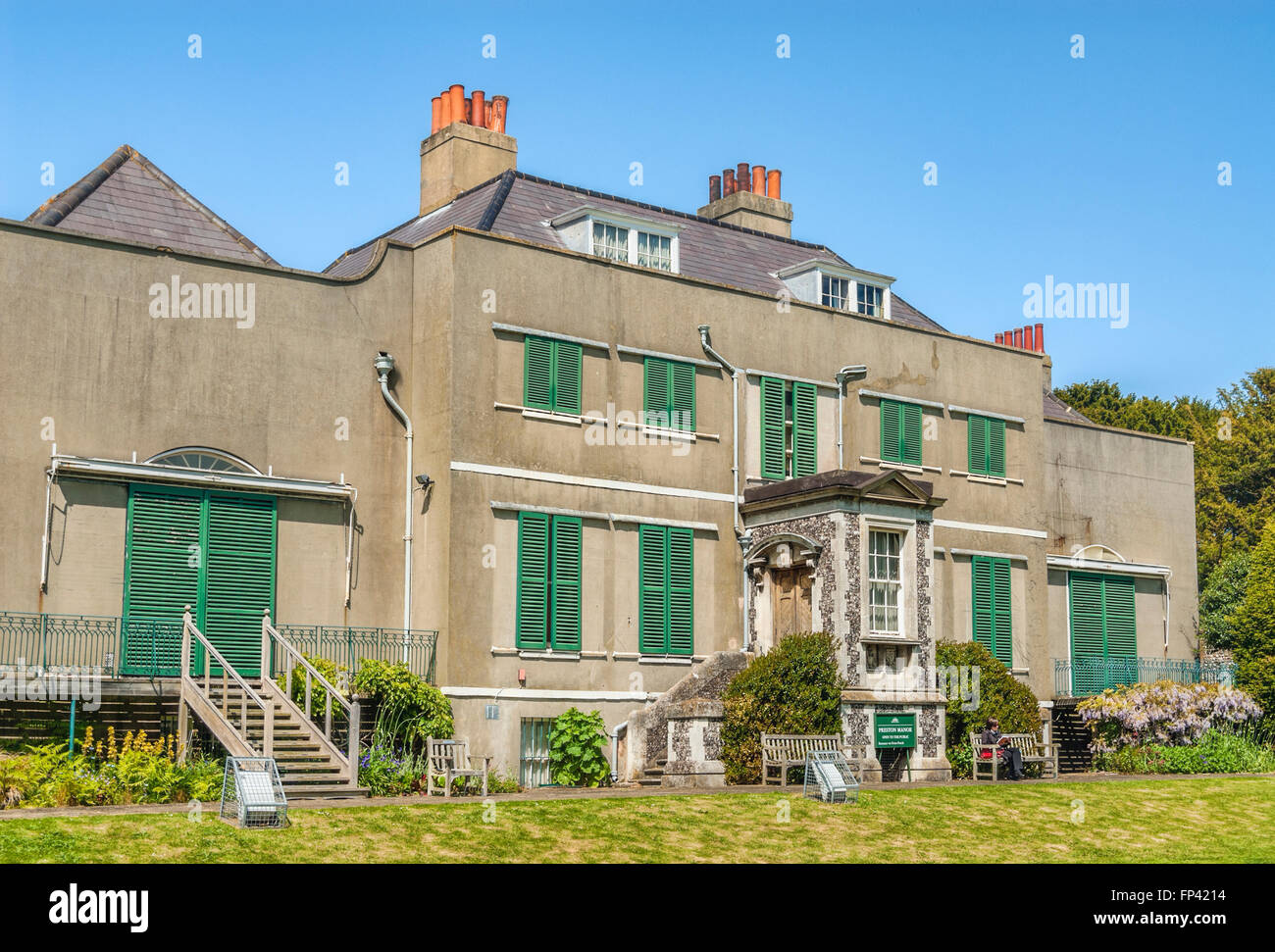 Preston Manor, dimora storica del XVII secolo, Brighton, East Sussex, Inghilterra Foto Stock