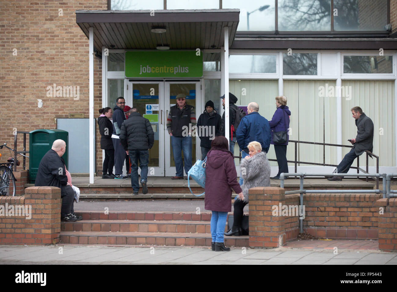 Job Center Plus in Cambridge Foto Stock