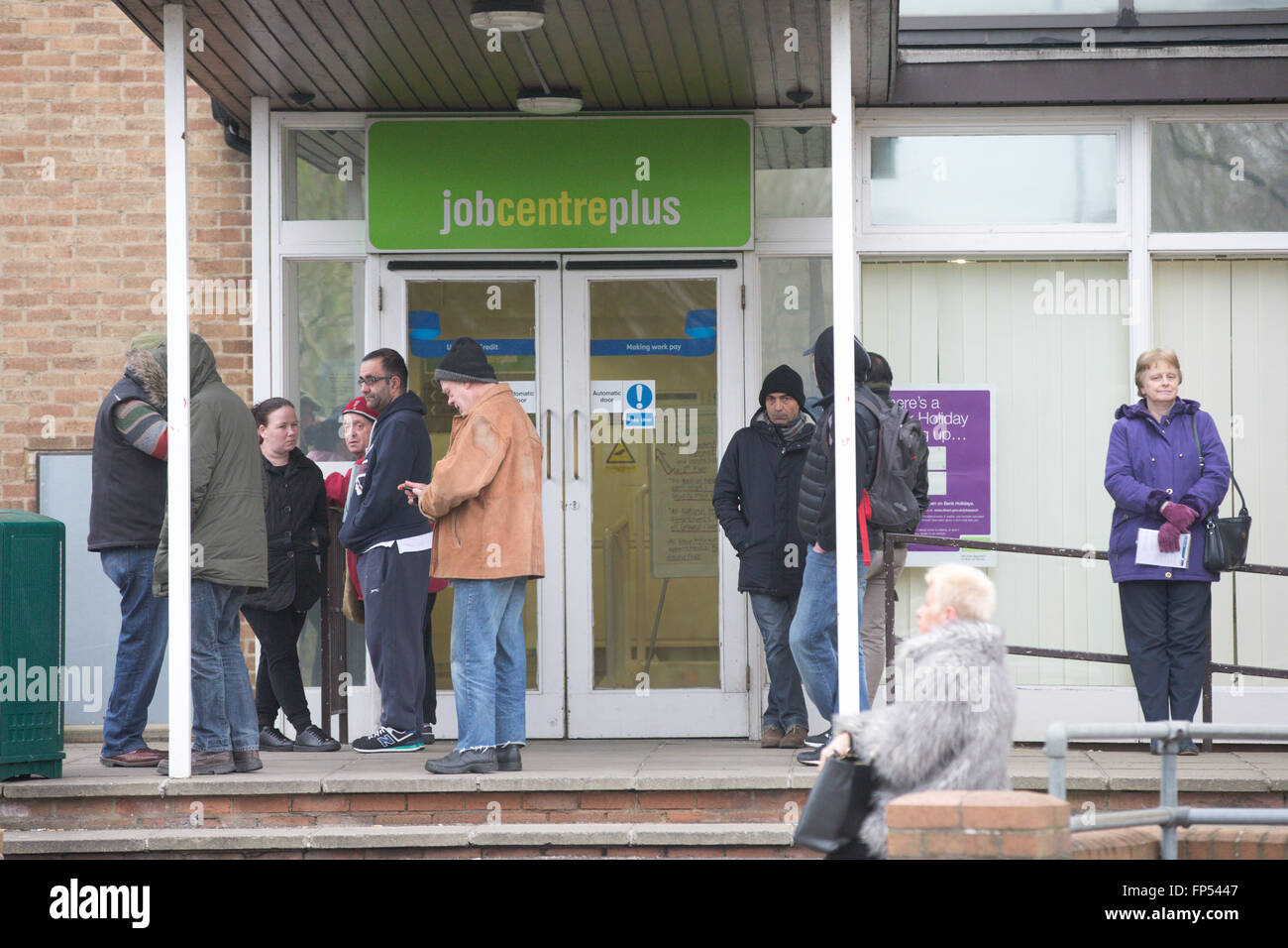 Job Center Plus in Cambridge Foto Stock