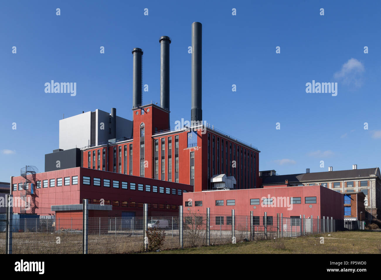 Copenhagen, Danimarca - 17 Marzo 2016: fotografia del H. C. Oersted Power Plant quale compito principale è di fornire calore a distanza a Foto Stock