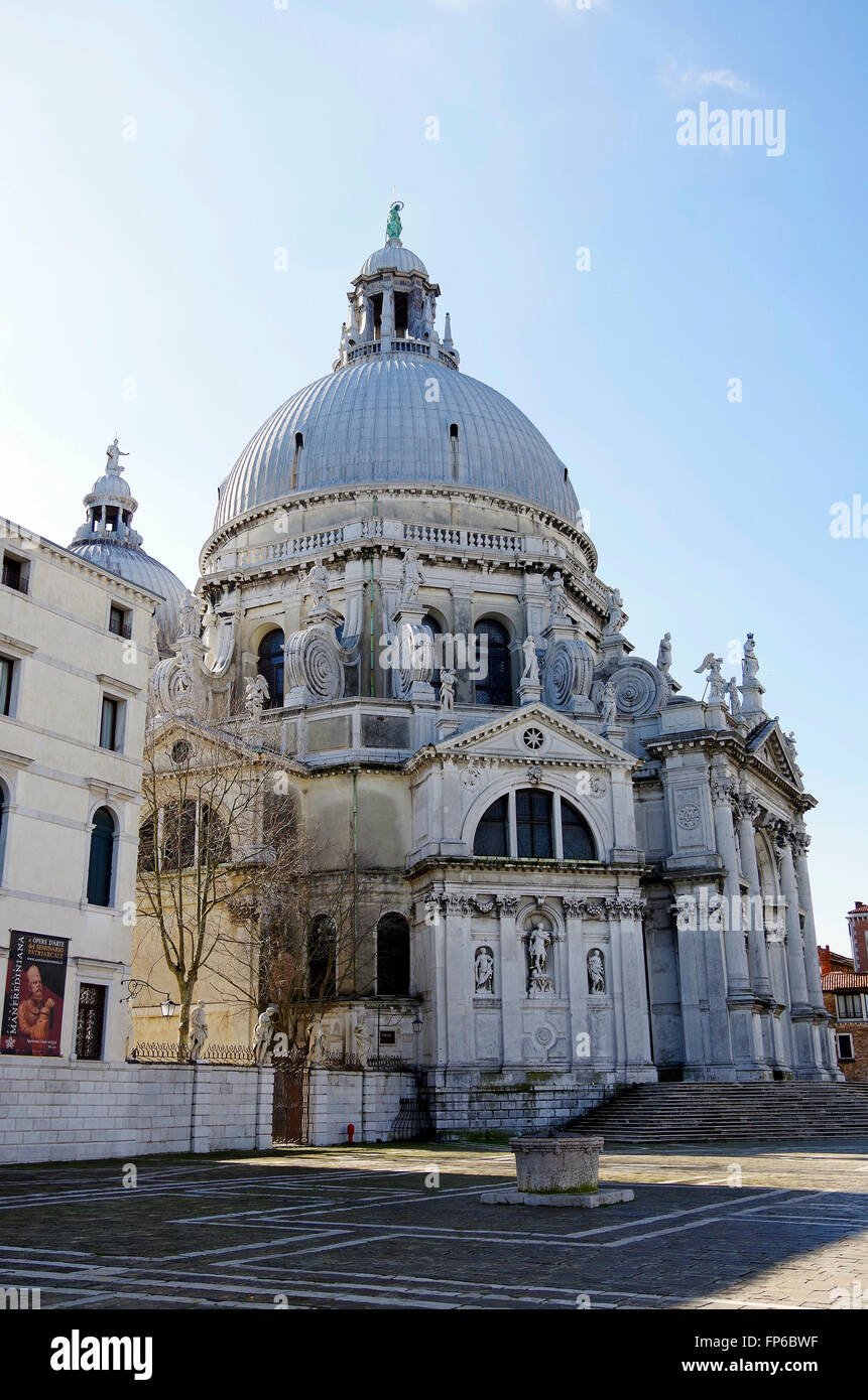 Venezia, Italia, Chiesa di Santa Maria della Salute Foto Stock