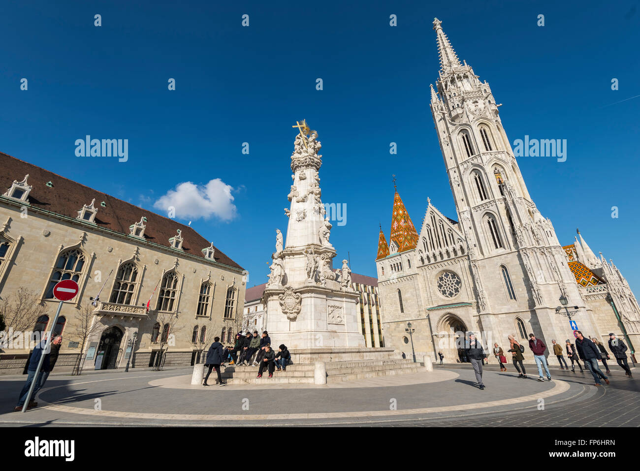 La Chiesa di San Mattia a Budapest Foto Stock