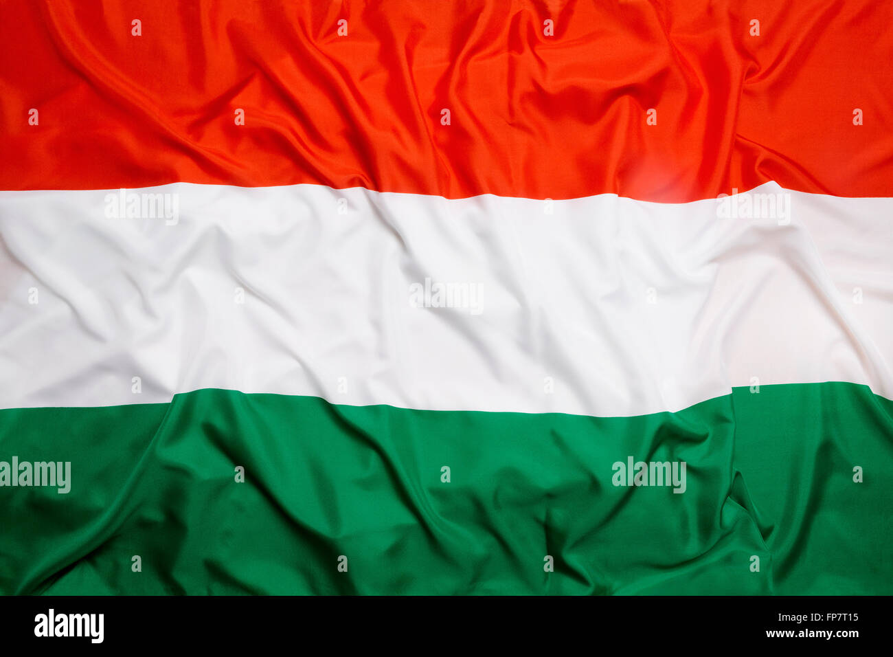 Bandiera nazionale di Ungheria per uno sfondo Foto Stock