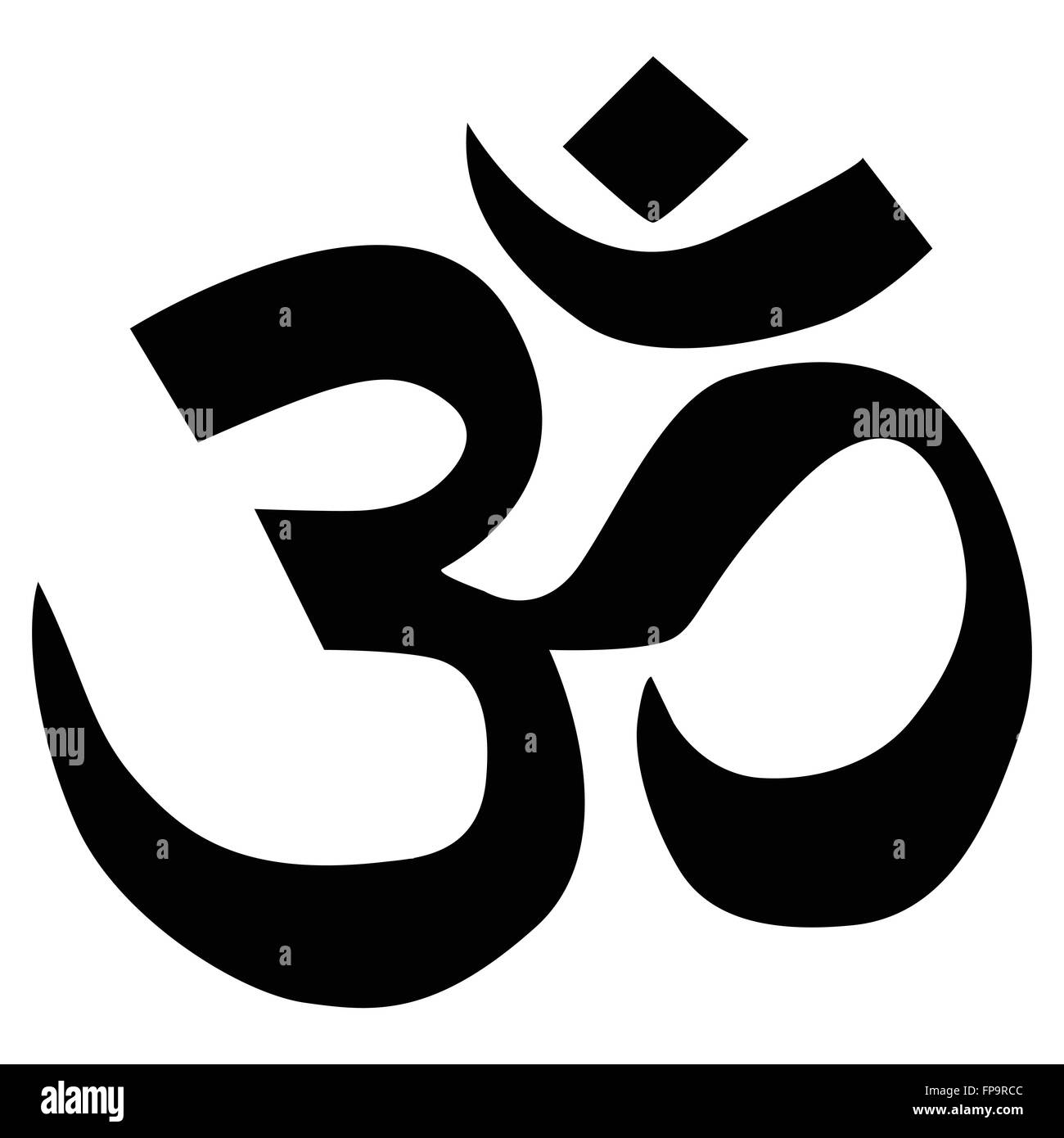 Simbolo Om Aum Illustrazione Vettoriale