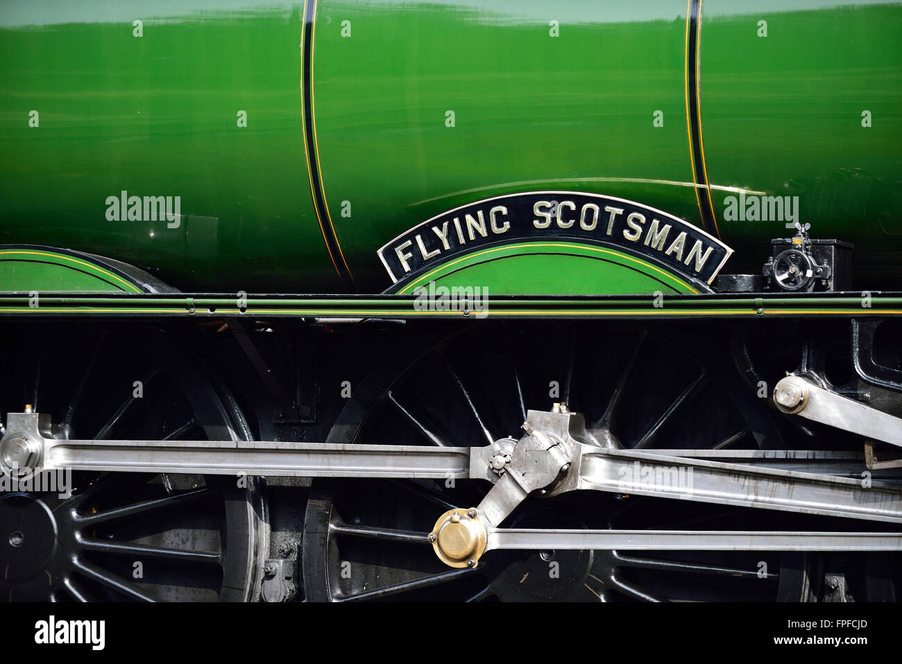 Il recentemente rinnovato Flying Scotsman Foto Stock