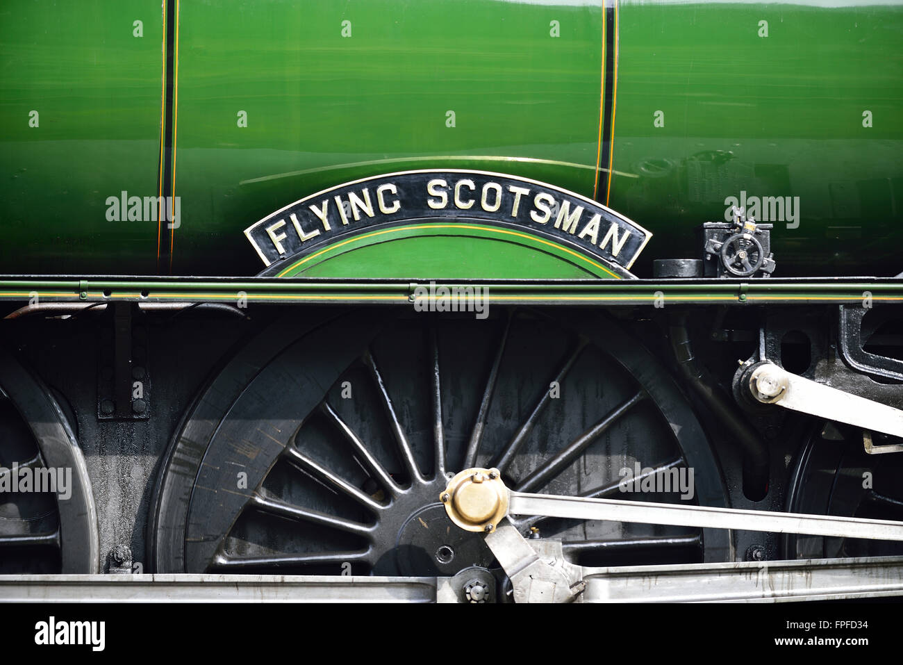 Il recentemente rinnovato Flying Scotsman Foto Stock