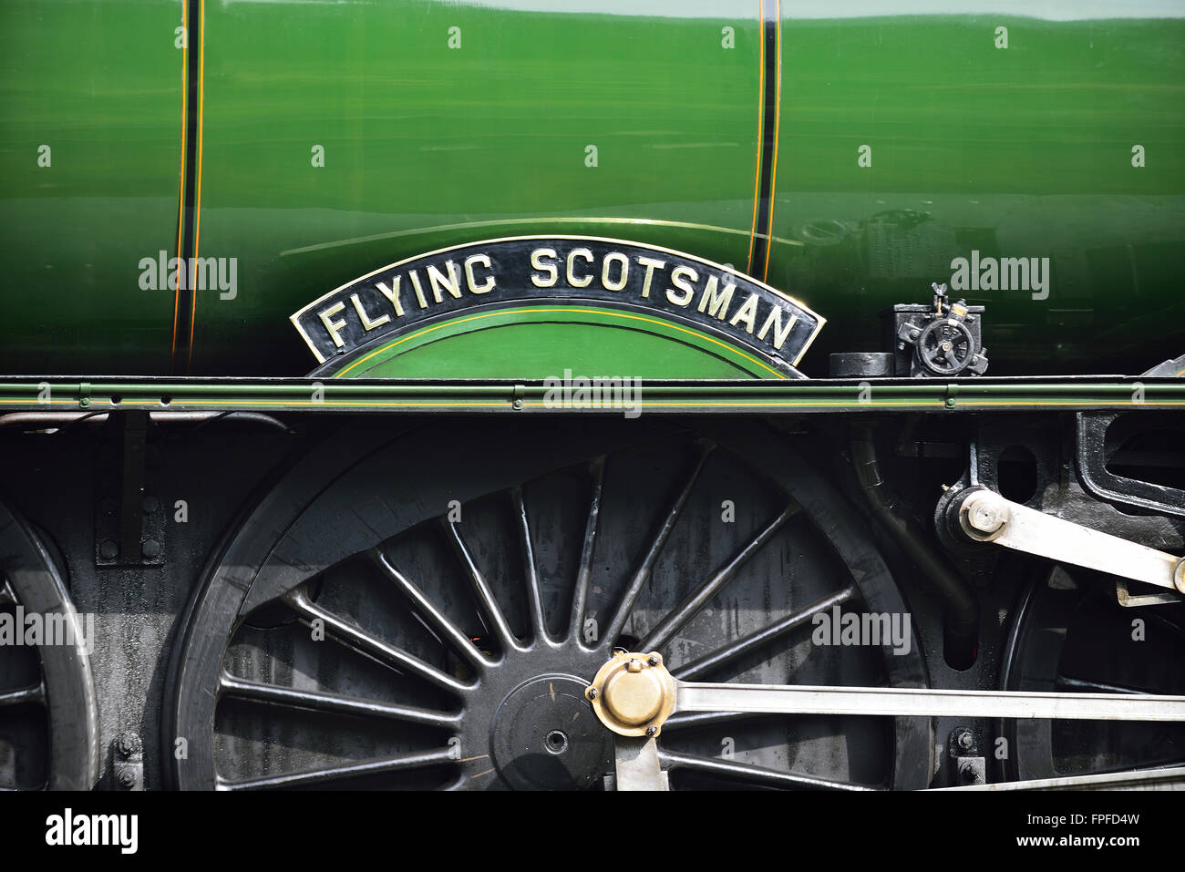 Il recentemente rinnovato Flying Scotsman Foto Stock