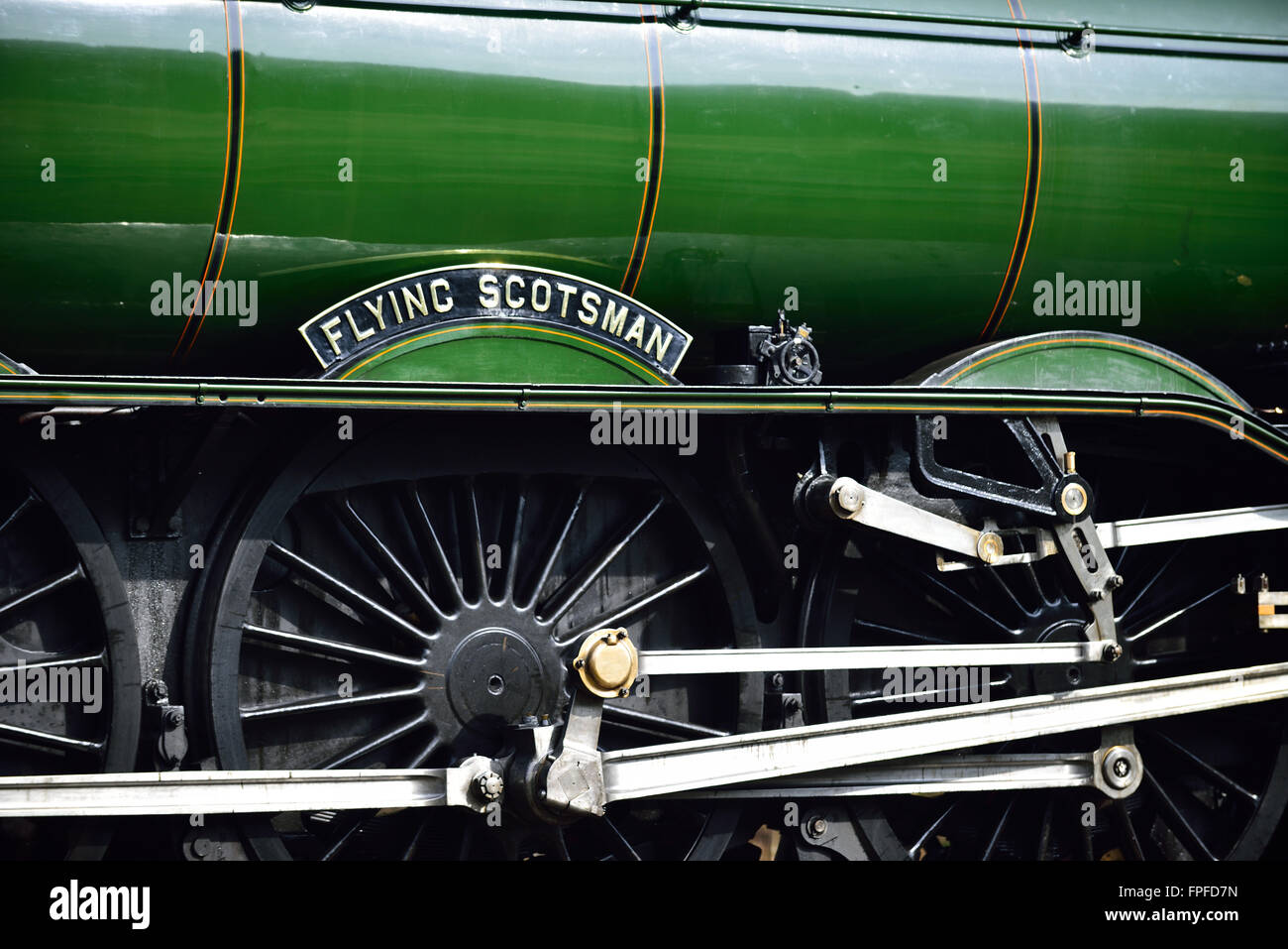 Il recentemente rinnovato Flying Scotsman Foto Stock