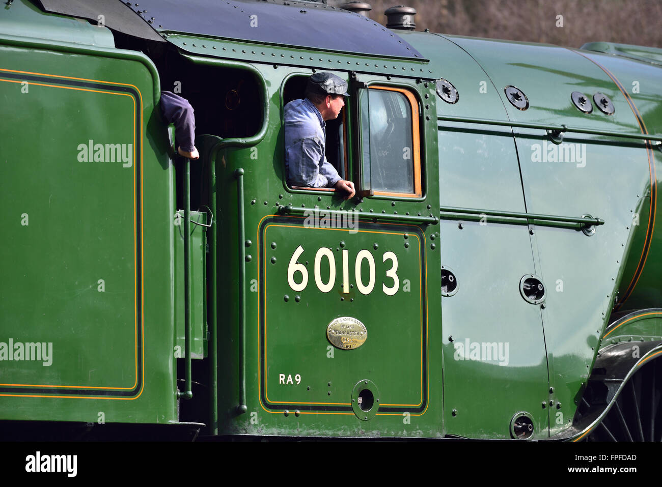 Il recentemente rinnovato Flying Scotsman Foto Stock