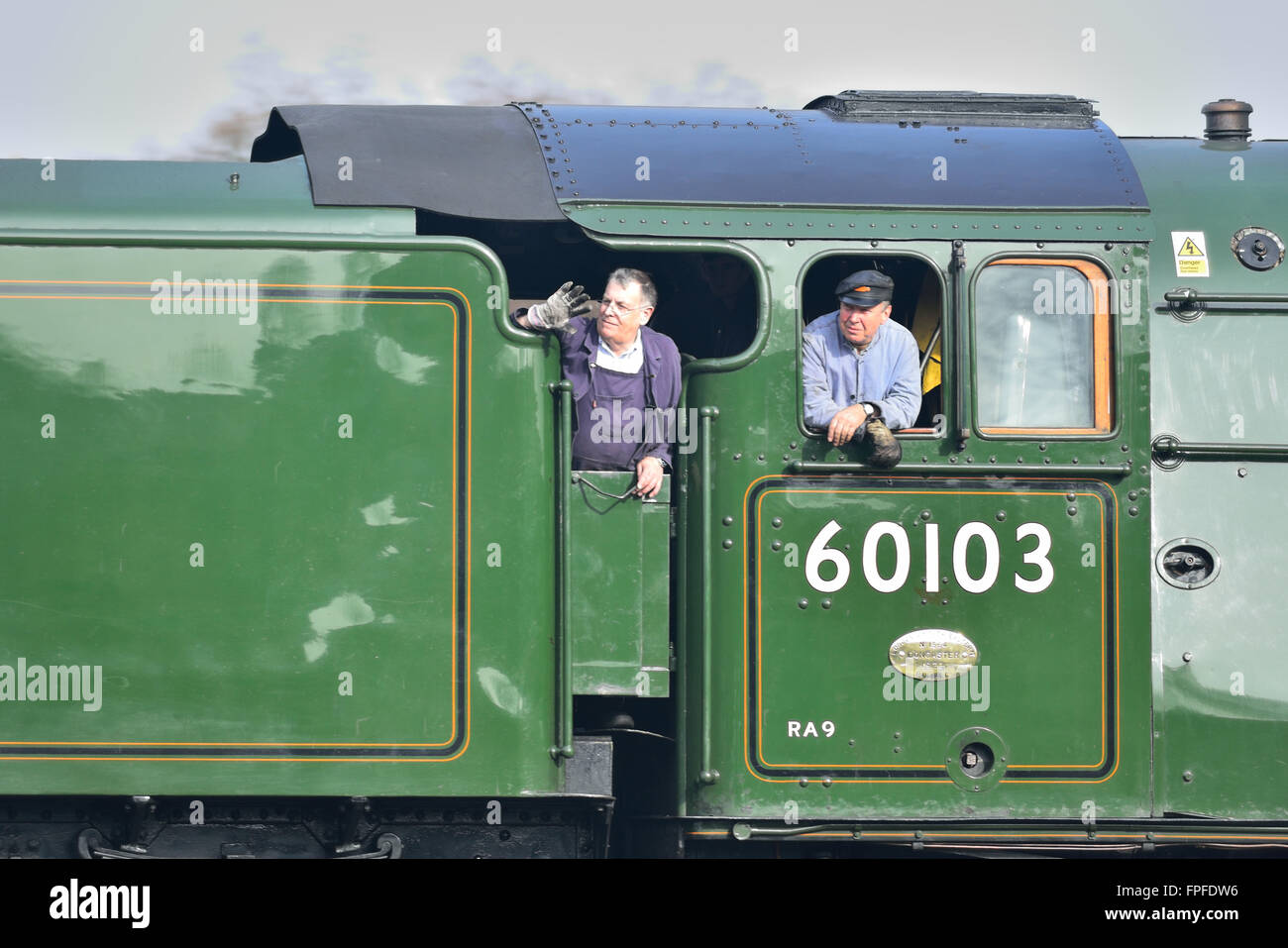 Il recentemente rinnovato Flying Scotsman Foto Stock