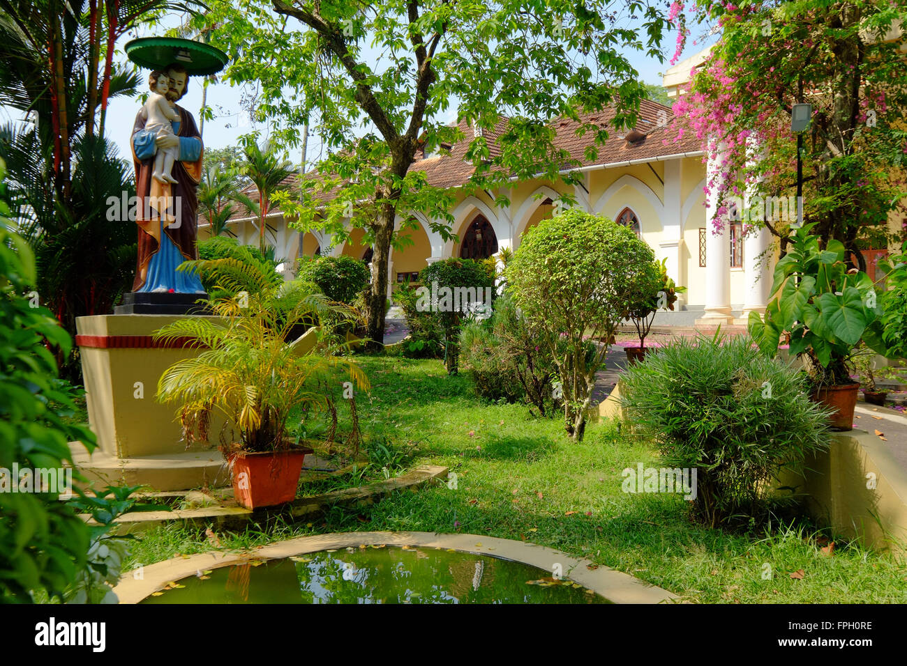 La casa del Vescovo , Kochi (Cochin) India Kerala Foto Stock