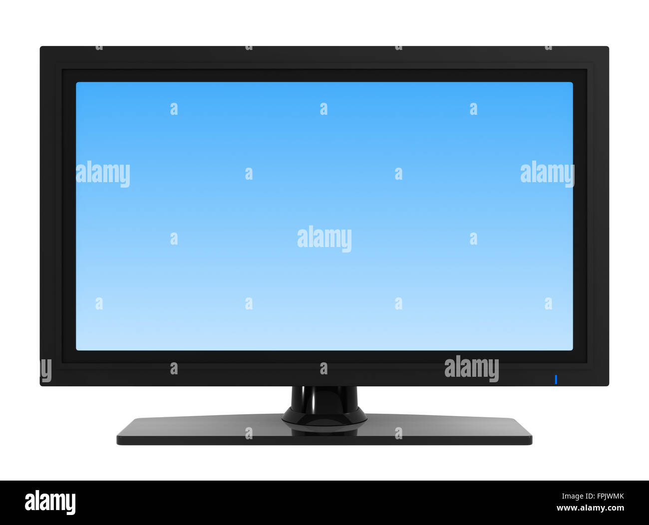 Tv a schermo piatto , schermo vuoto. Foto Stock