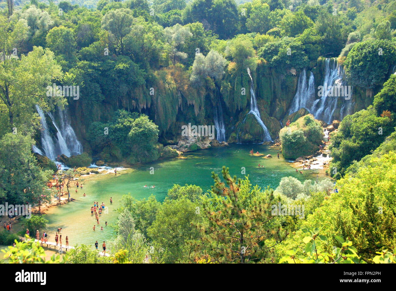 Cascate di Kravica, Bosnia ed Erzegovina Foto Stock