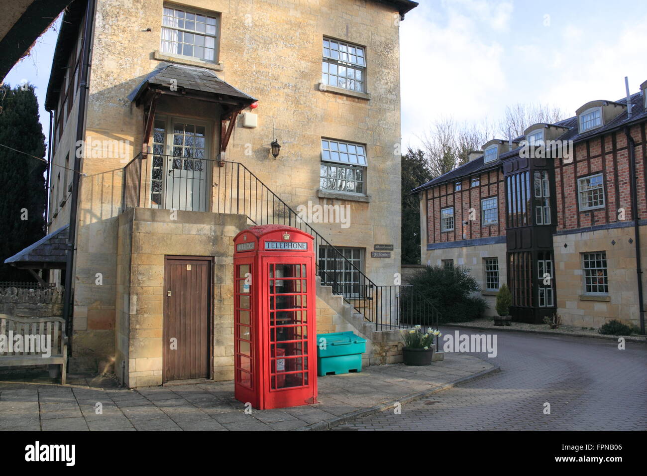 Il Castello di Sudeley Holiday Cottages, Winchcombe, Gloucestershire, Inghilterra, Gran Bretagna, Regno Unito, Gran Bretagna, Europa Foto Stock