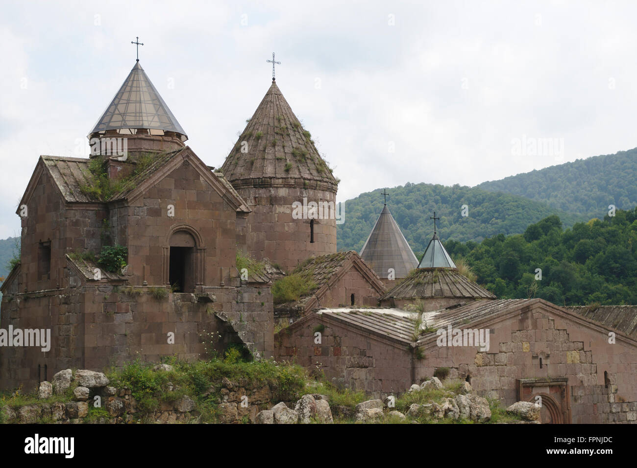 Goshavank monastero di Gosh, Armenia Foto Stock