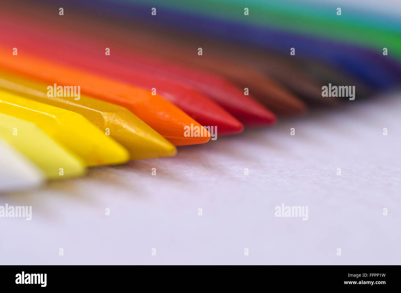 I colori in sequenza Foto Stock