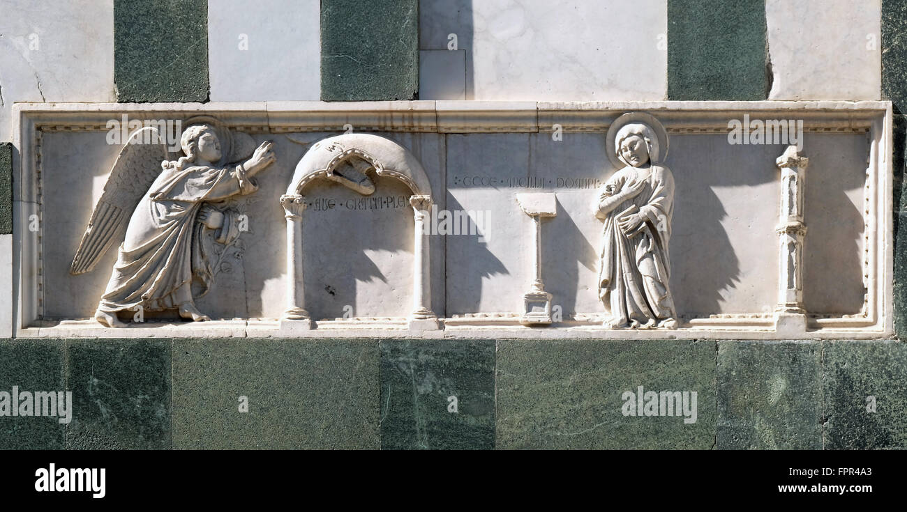 L'Annunciazione di Maria Vergine, Cattedrale di Santa Maria del Fiore (Duomo di Santa Maria del Fiore), Firenze Foto Stock