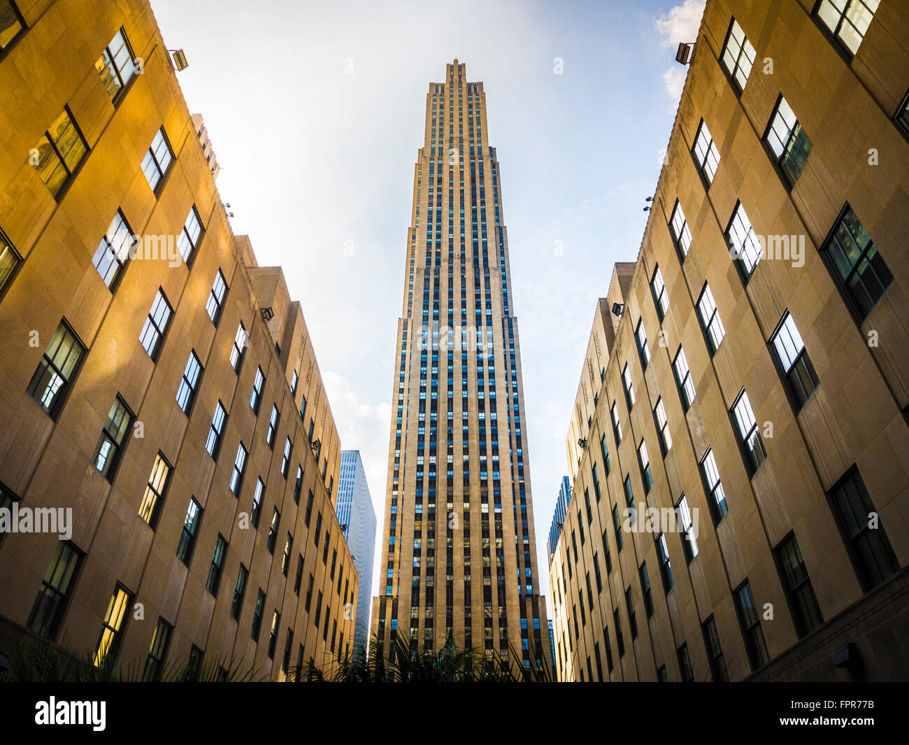 Il Rockefeller Center di New York City, Stati Uniti d'America. Foto Stock